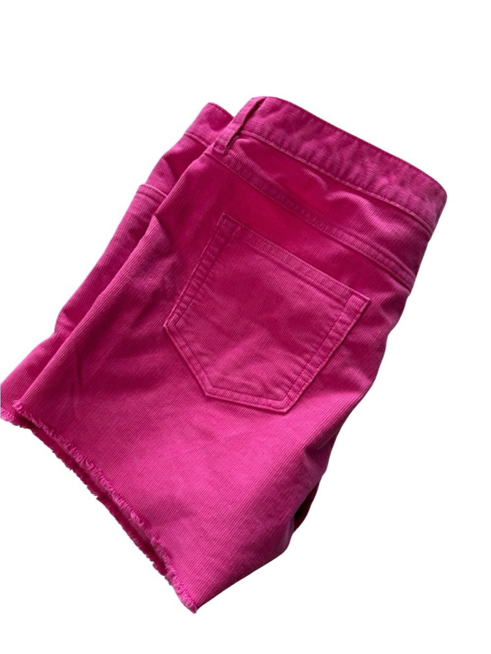 Carve Oahu Dark Pink Frayed Hem Cotton Shorts Size 8 - Picture 10 of 10